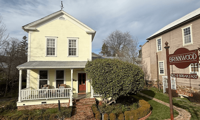 facade of brinnwood bed and breakfast